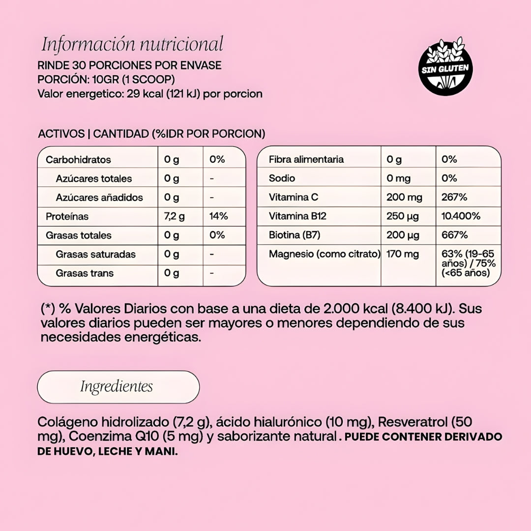 Péptidos de Colágeno - Glow Drink